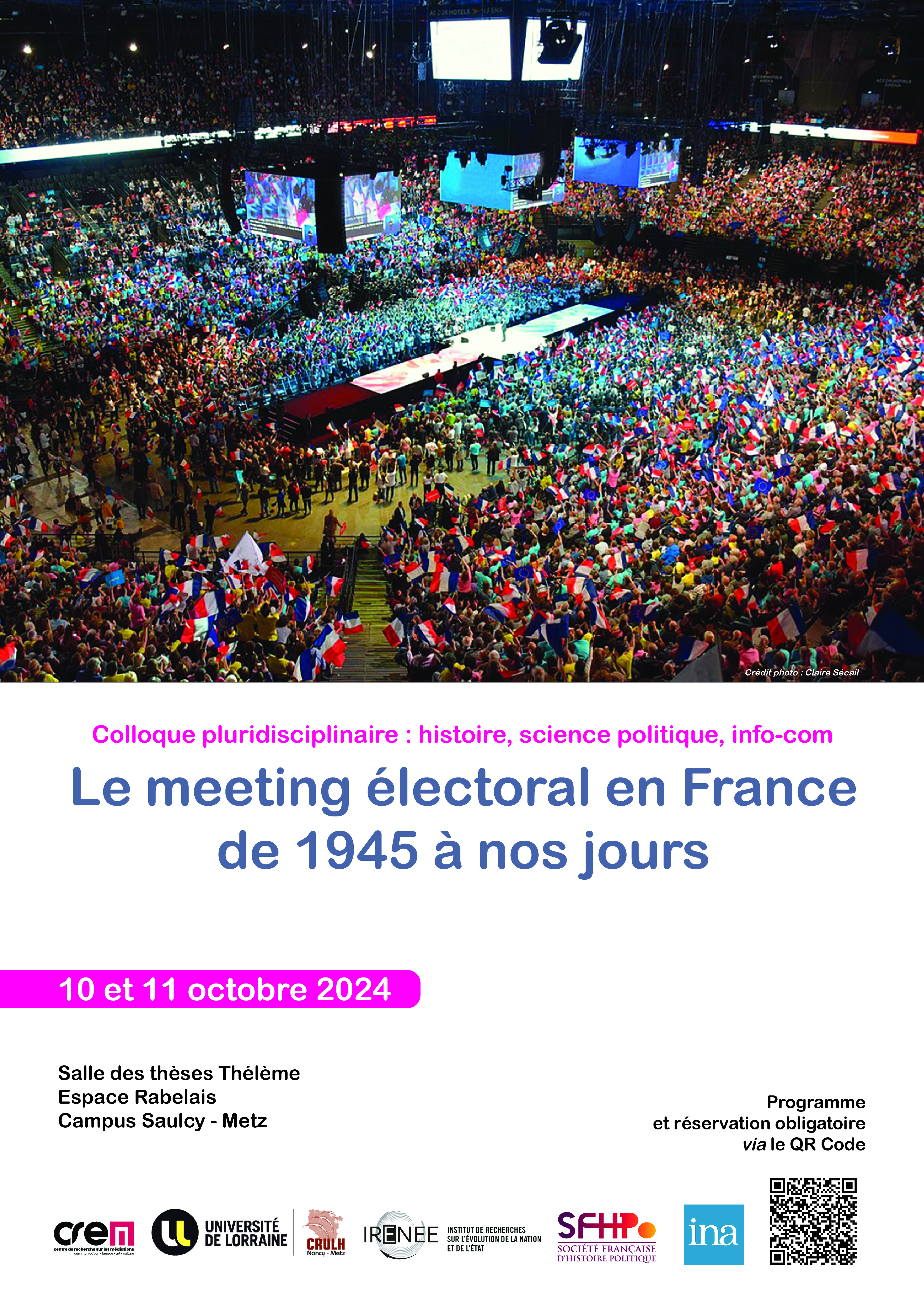 affiche Meeting électoral