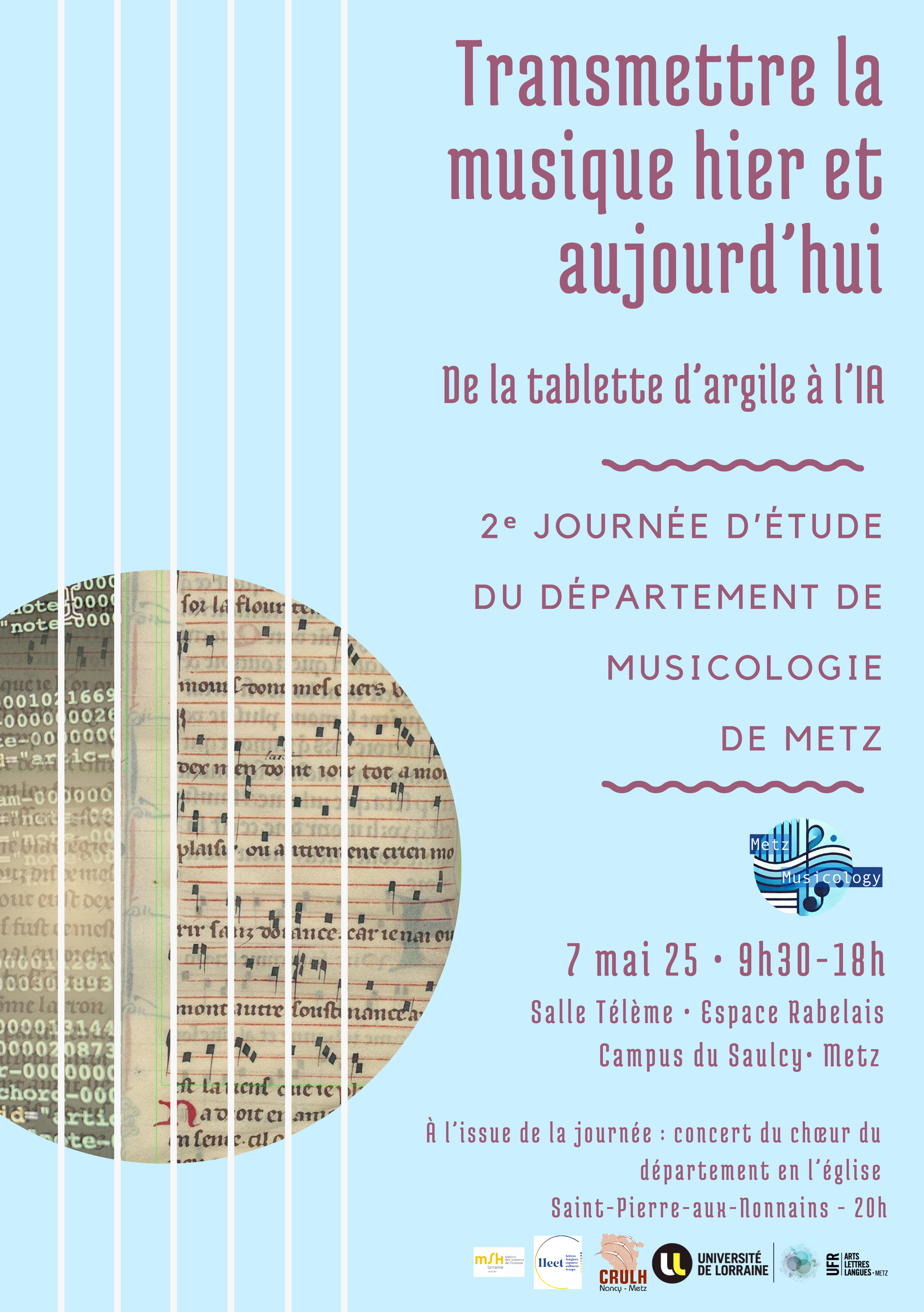 affiche journée de musicologie