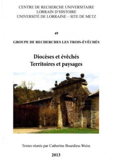 Couverture Diocèses et évêchés. Territoires et paysages