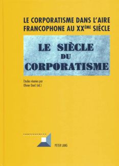 Couverture "Le corporatisme"