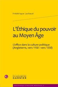 Couverture "L'éthique du pouvoir au Moyen Age"