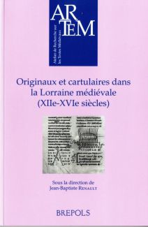 Couverture "Originaux et cartulaires"