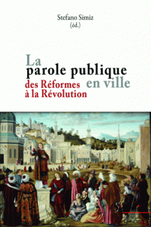 Couverture "La parole publique en ville"