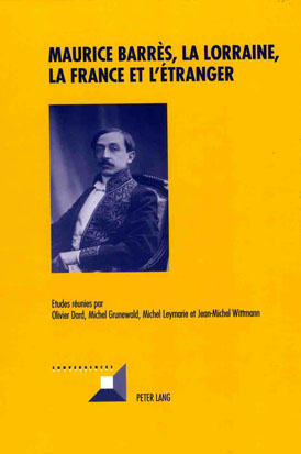 Couverture "Maurice Barrès"