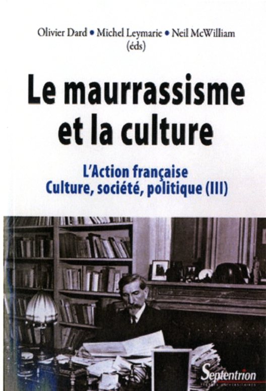 Couverture "Le Maurrassisme et la culture"