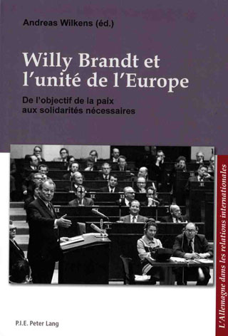 Couverture "Willy Brandt et l'unité de l'Europe"