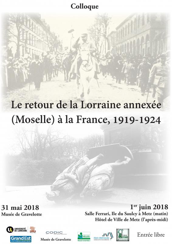Affiche retour de la Lorraine