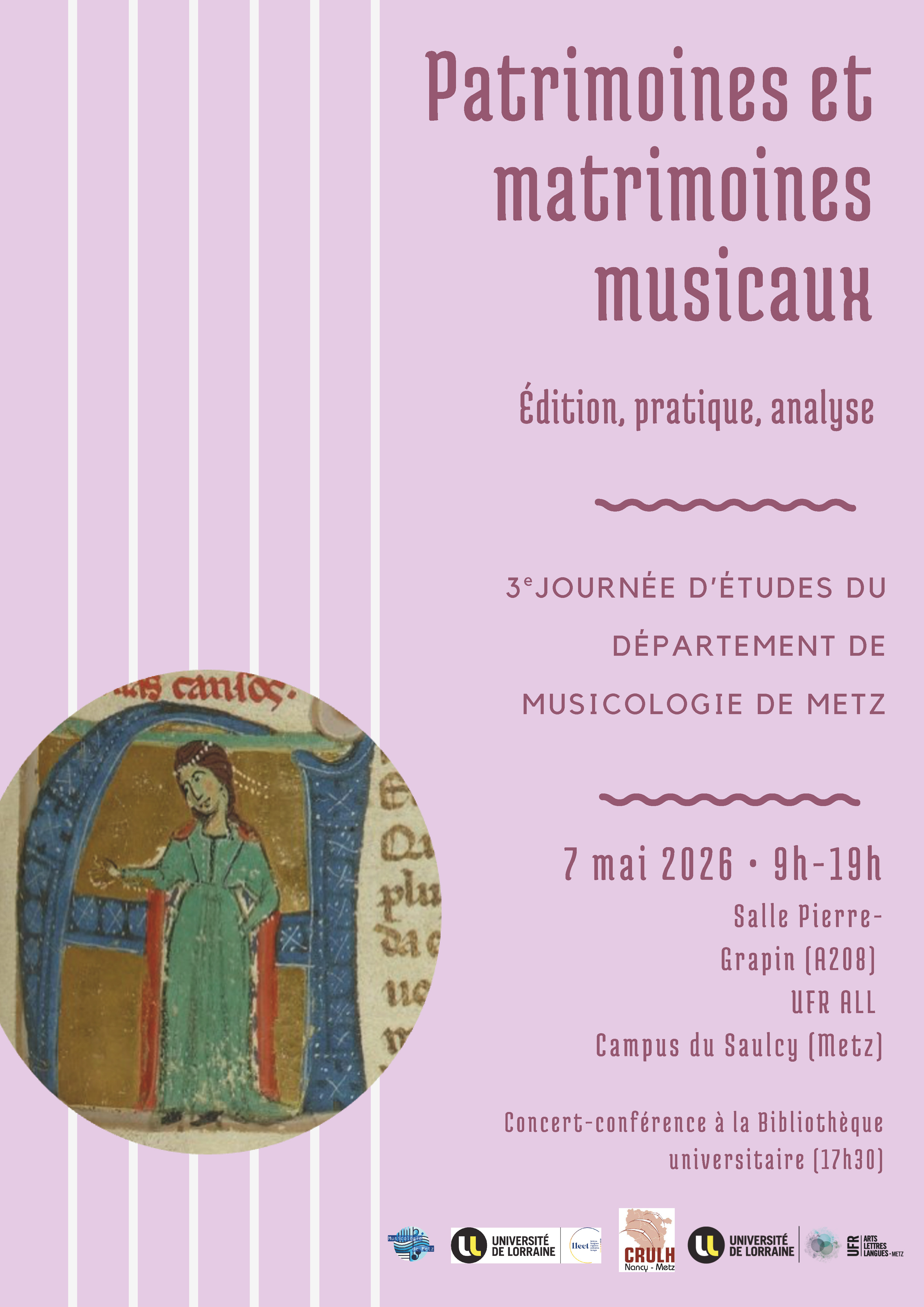 affiche Patrimoines et matrimoines