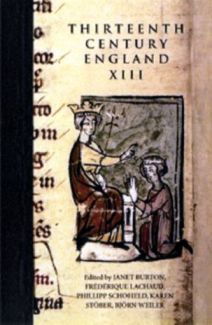 Couverture "Thirteeth century England XIII"