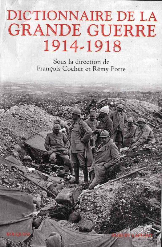 Couverture "Dictionnaire de la Grande Guerre 1914-1918"
